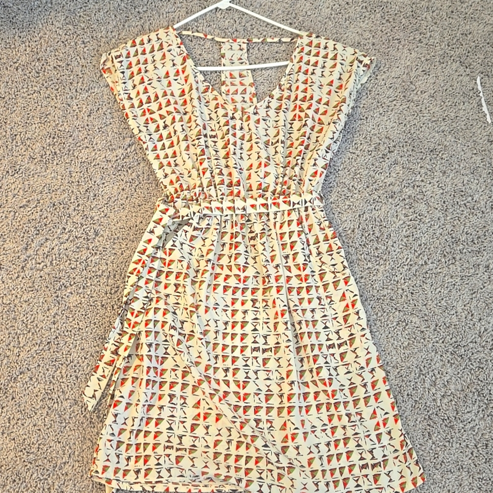 Geometric Pattern Dress